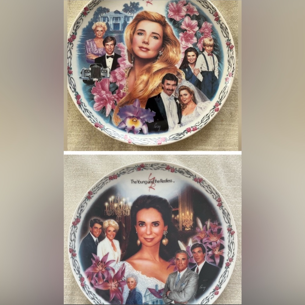 Y&R 1993 Edition 2 Collector Plates